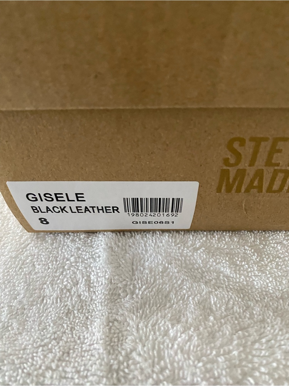 NEW Steve Madden Gisele Black Ruched Mary Jane Mule SZ 8 - Picture 4 of 5
